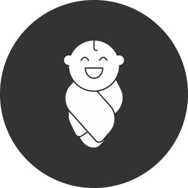 vektör çizim tasarım bebek simgesinin