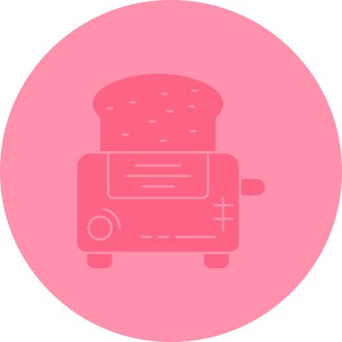 Ekmek simgesinin vektör illüstrasyonu