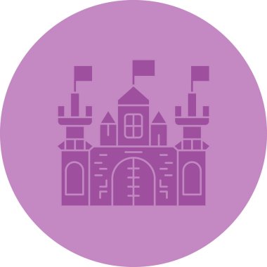 Kale simgesinin vektör illüstrasyonu