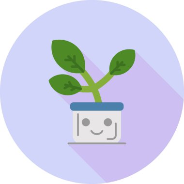 pot simgesi, vektör çizimi