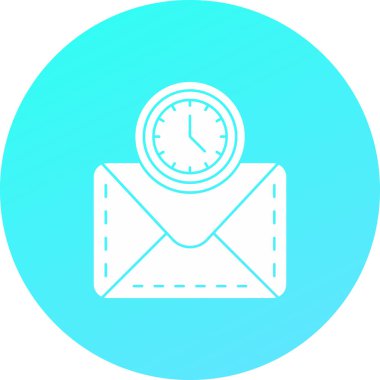 Mektup. Web simgesi basit illüstrasyon