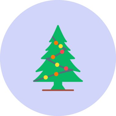 Yılbaşı ağacı. Basit tasarım