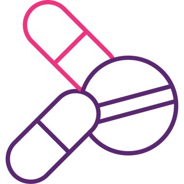 İlacın vektör illüstrasyonu