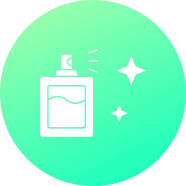 Benzersiz parfüm vektör çizgisi simgesi