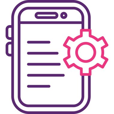 Cep telefonu. Basit resimleme