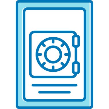 Dijital aygıtların basit simgesi, vektör illüstrasyonu