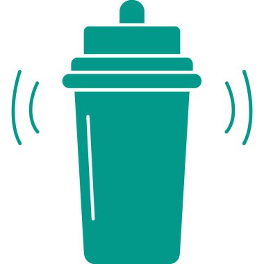 Bir kahve fincanı simgesinin vektör çizimi