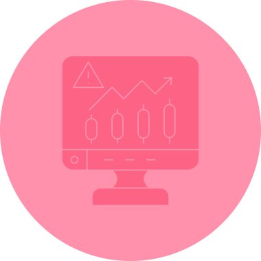 Bilgisayar. Web simgesi basit illüstrasyon