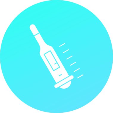 Benzersiz şırınga vektör çizgisi simgesi