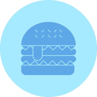 Kek. Web simgesi basit illüstrasyon