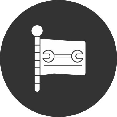 Termometre simgesi, basit vektör çizim