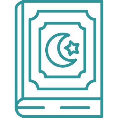 ramadan ikon vektör illüstrasyonu