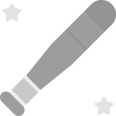 beysbol yarasa simgesi vektör illüstrasyonu