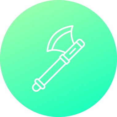 kürek simgesi vektör illüstrasyonu