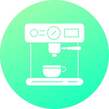 Kahve fincanı simgesinin vektör çizimi