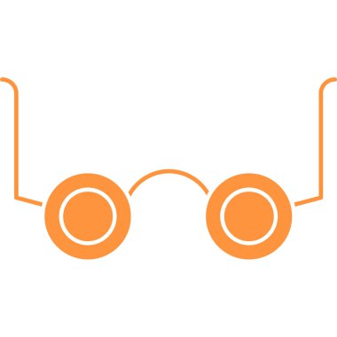 gözlük ikonu vektör illüstrasyonu