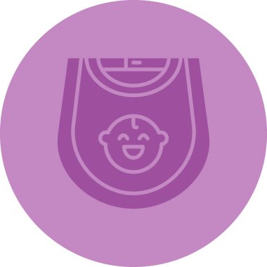 Bir bebek simgesinin vektör illüstrasyonu