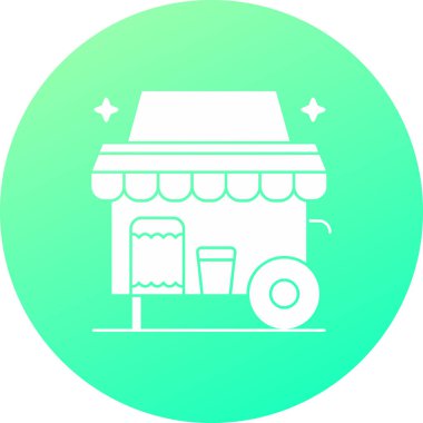 Gıda Web ikonu vektör illüstrasyonu