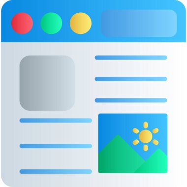 seo modern simgesinin vektör illüstrasyonu