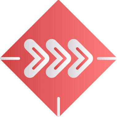 ok simgesi vektör illüstrasyonu