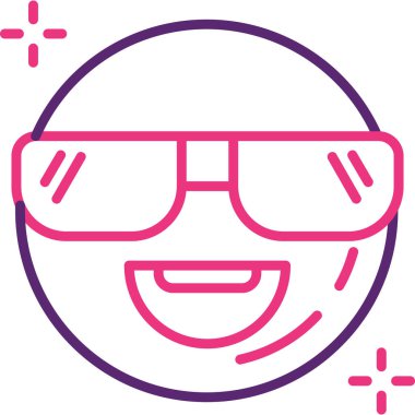 Mutlu Yüz. Basit tasarım