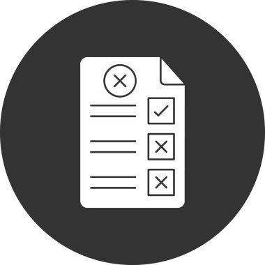 Pano ve belge simgesi. Web için belge vektör simgesiyle panonun basit illüstrasyonuName