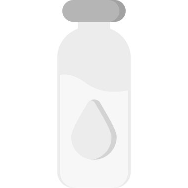 Şişe simgesi. Web için basit bir su vektör simgesi çizimi