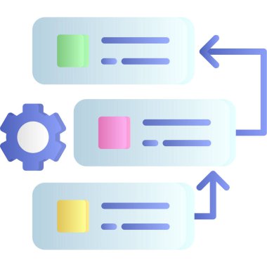 Web tasarım renk simgesi. vektör illüstrasyonu