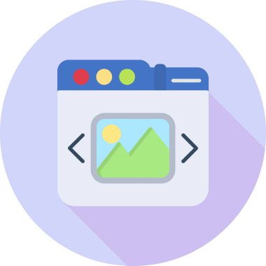 Web tasarım vektörü simgesi