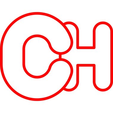 c harfi vektör illüstrasyonu