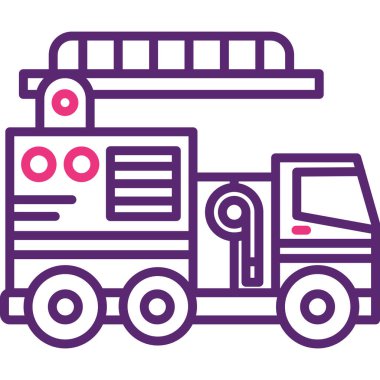 bus simgesi vektör illüstrasyonu