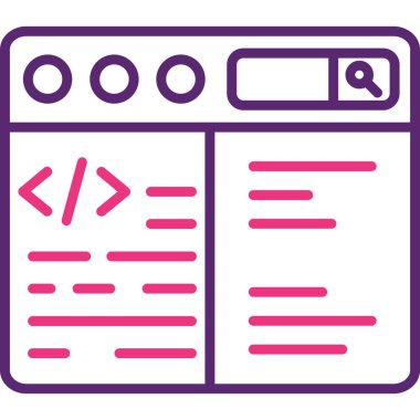 Web simgesi kodlaması basit vektör