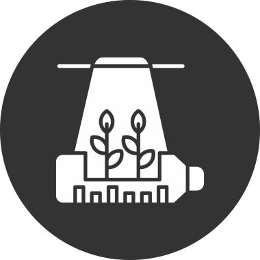 Modern çiftlik simgesinin vektör illüstrasyonu