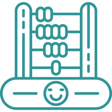 barkod renk ikonu vektör illüstrasyonu