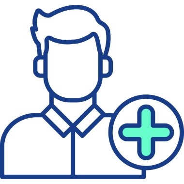 iletişim vektör simge ekle