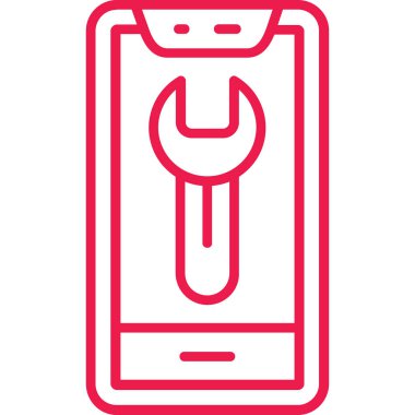 vektör telefon simgesi çizimi