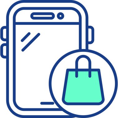 Mobil Alışveriş. Basit tasarım