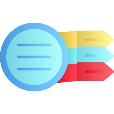 Kalem. Web simgesi basit illüstrasyon