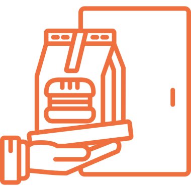 Bir makine simgesinin vektör illüstrasyonu