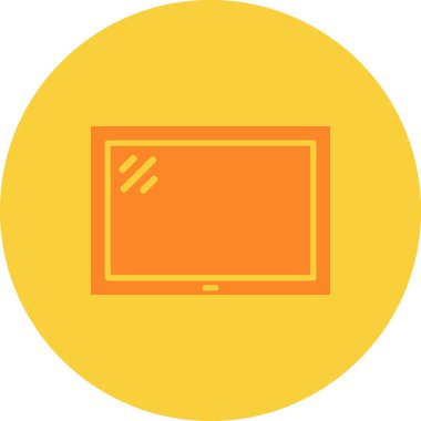 Bilgisayar. Web simgesi basit illüstrasyon