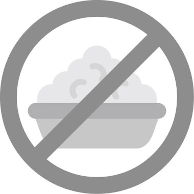 Yemek. Web simgesi basit illüstrasyon