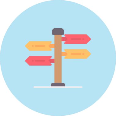 Tek bir simgenin vektör illüstrasyonu