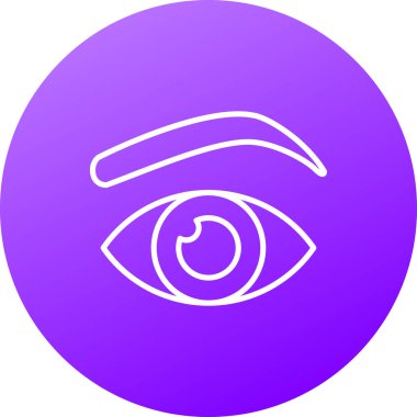 Göz simgesi vektör illüstrasyonu