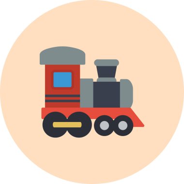 tren simgesi vektör illüstrasyonu