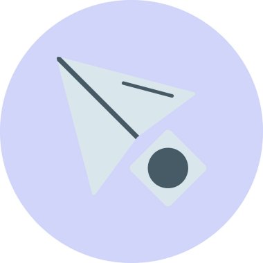 Pusula. Web simgesi basit illüstrasyon