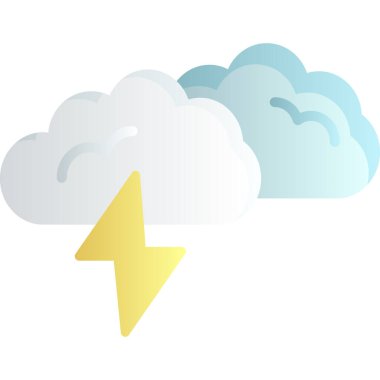 Bulut. Web simgesi basit illüstrasyon