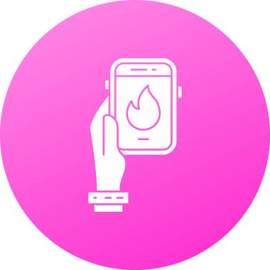 Vektör mobil ağ simgesi