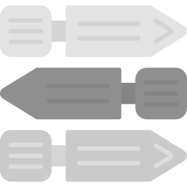 Yön oku. Web simgesi vektör illüstrasyonu