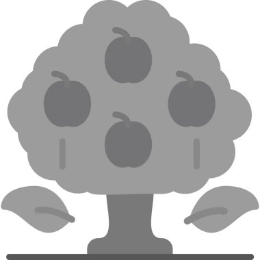 meyve ağacı simgesi - taslak biçiminde