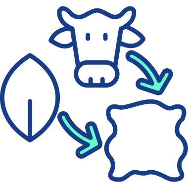 hayvan simgesi vektör illüstrasyonu